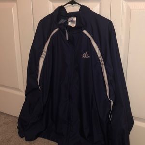 Vintage Adidas Windbreaker Zip-Up Jacket Size XL